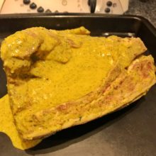 Slow cooked mutton in a spiced marinade