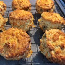 Young Buck blue cheese scones